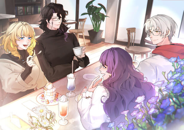 VynRia &amp; PantaRis! Art: @dyne_popo (twt)